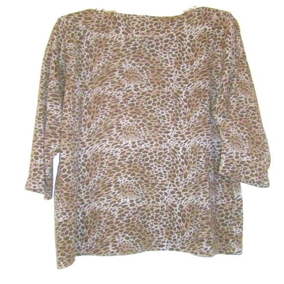 leopard rockabilly retro slash top size large xl - Picture 2 of 4